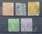 1879 Queensland - Australia - Yv#41/44A, Used Stamps