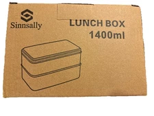 Box Adult Lunch Box with Compartments Unisex 47 Oz Stackable Japanese Bento