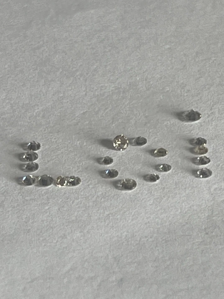 loose diamonds natural lot 0.47cts - Image 3 of 4