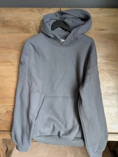 Comfrt Travel Essentials Hoodie Mens Large Dark Gray Signature Fit Pullover NWT