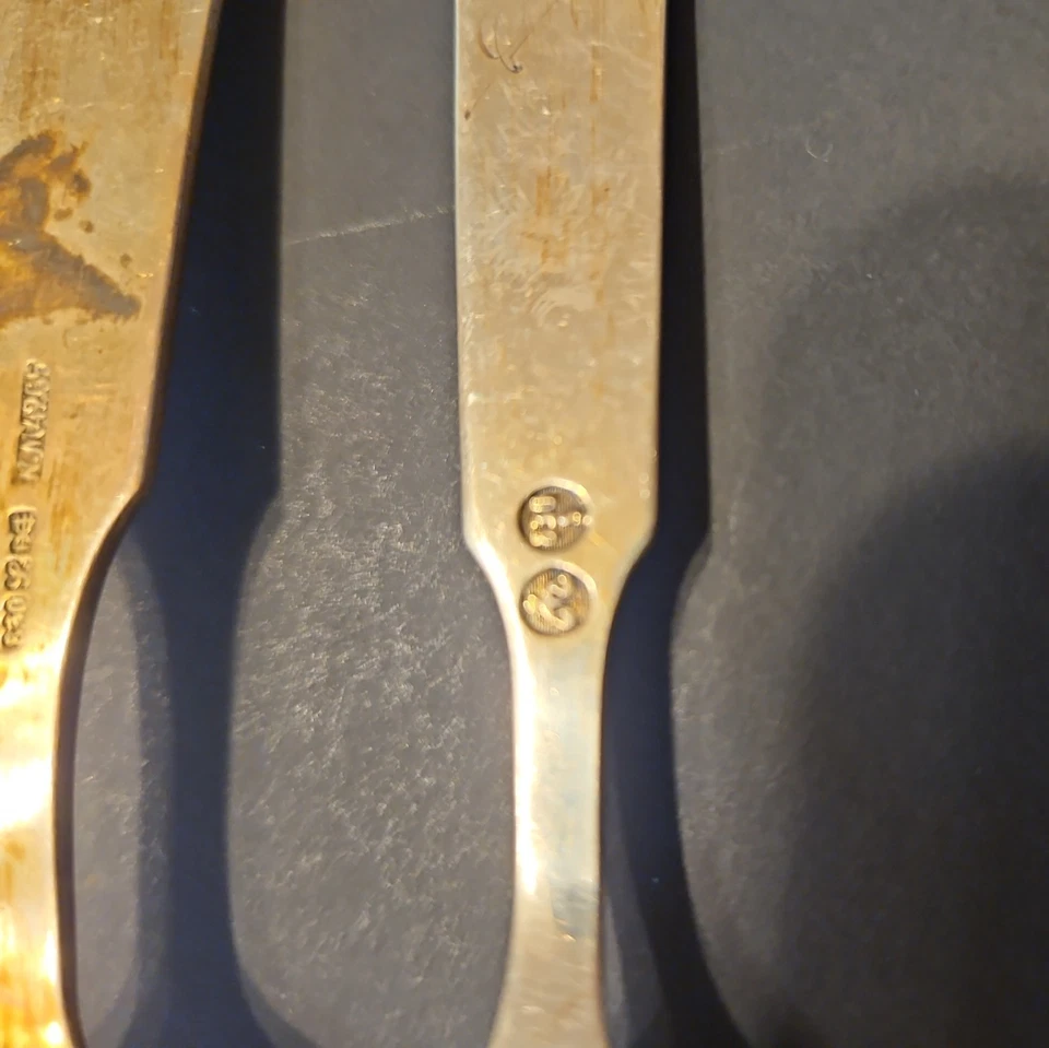 Utensilios para niños David Anderson 830 plateados Foto 4 de 4