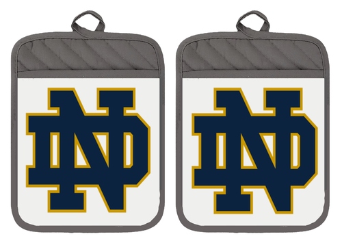 Notre Dame Irish Pot Holder Oven Mitts Hot Pad Linen Towel Kitchen DZ306DPH - Picture 6 of 14
