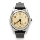 VINTAGE ROLEX OYSTER PERPETUAL 3767 BUBBLE BACK WRISTWATCH STAINLESS STEEL c1942