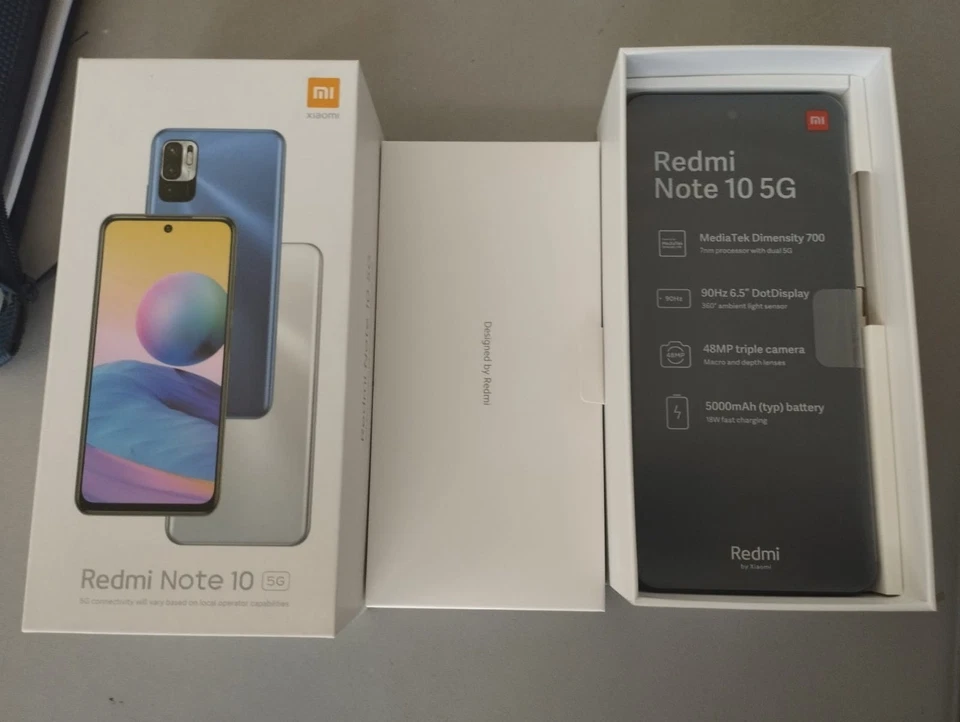 Xiaomi Redmi Note 10 5G 128GB Graphite Gray Android Smartphone - Immagine 4 di 4