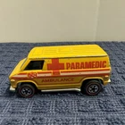 Vintage Hot Wheels Redline 1974 Yellow Paramedic Ambulance Hong Kong