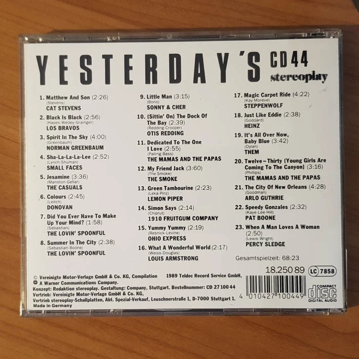 VARIOUS Stereoplay Yesterday's CD 44  EX/EX(CD) - Bild 4 von 4