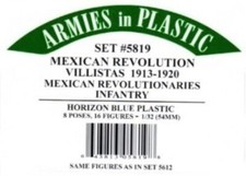 ARMIES IN PLASTIC 5819 MEXICAN REVOLUTION VILLISTAS MEXICAN REVOLUTIONARIES