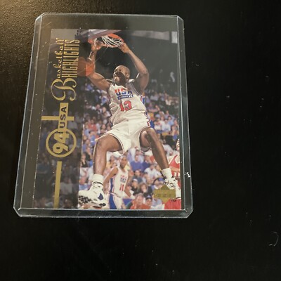 Shaquille O'Neal 94 USA Highlights Upper Deck basketball card | eBay