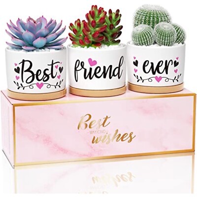 3 planting pots Tall Milano Cone Planter Set of 3 – Coral main image 1
