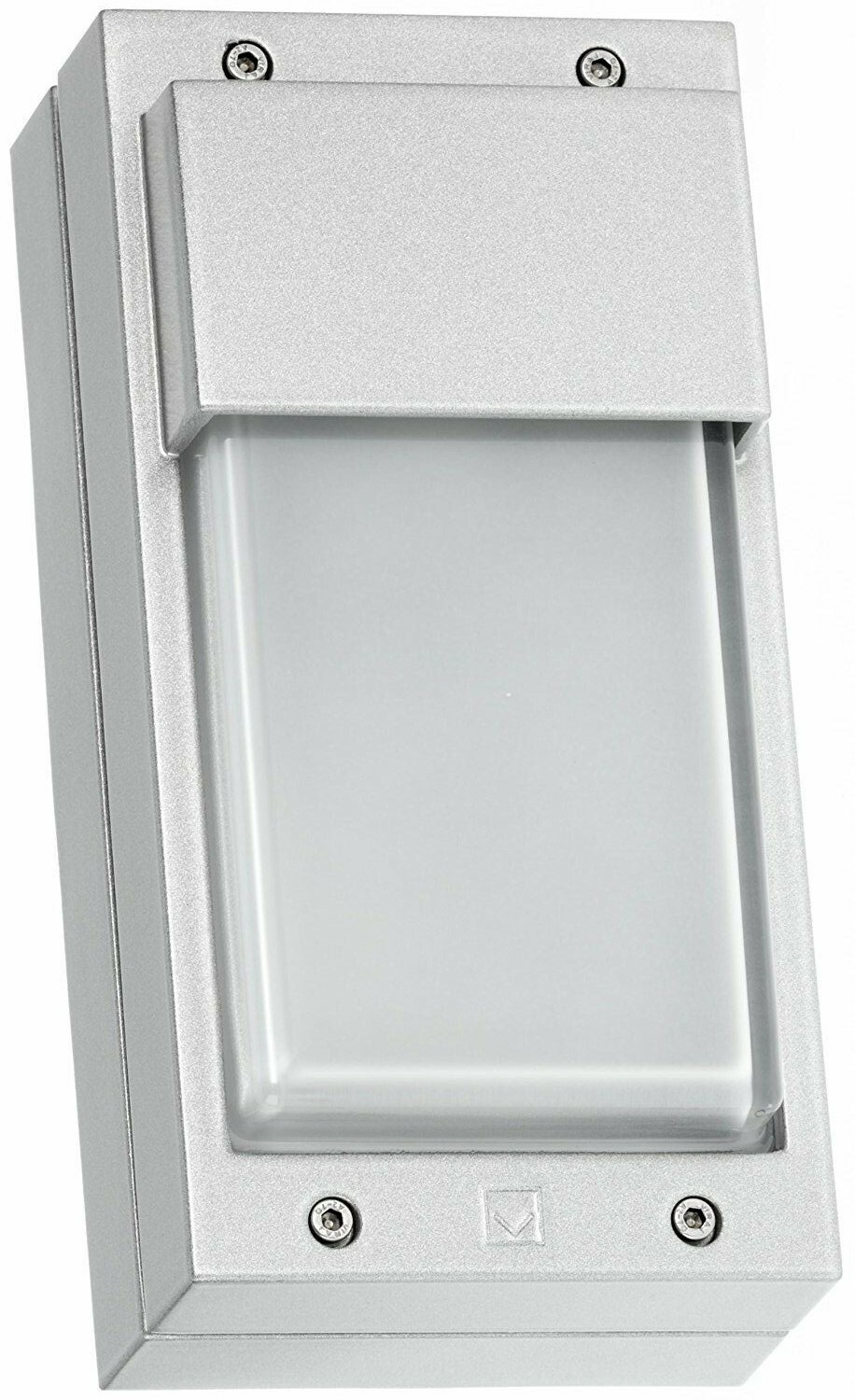 Offerta Klewe Bliz Visa 700204 Argento E27 | Applique Esterni IP65