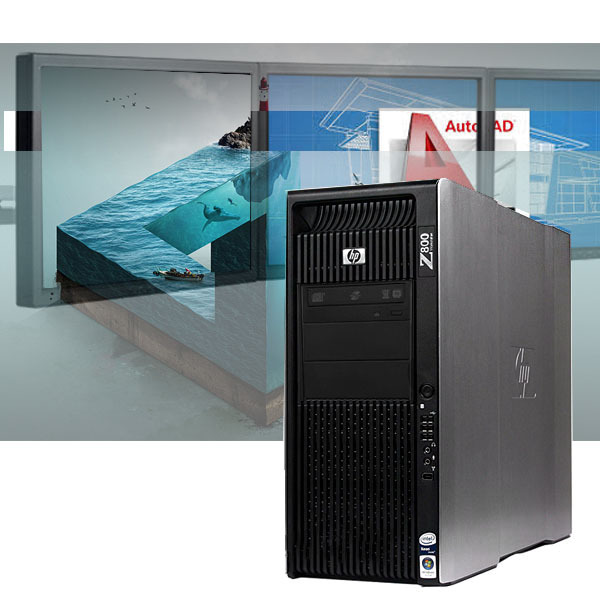 HP Z800 Powerful CAD Workstation 32GB RAM Autodesk / Adobe