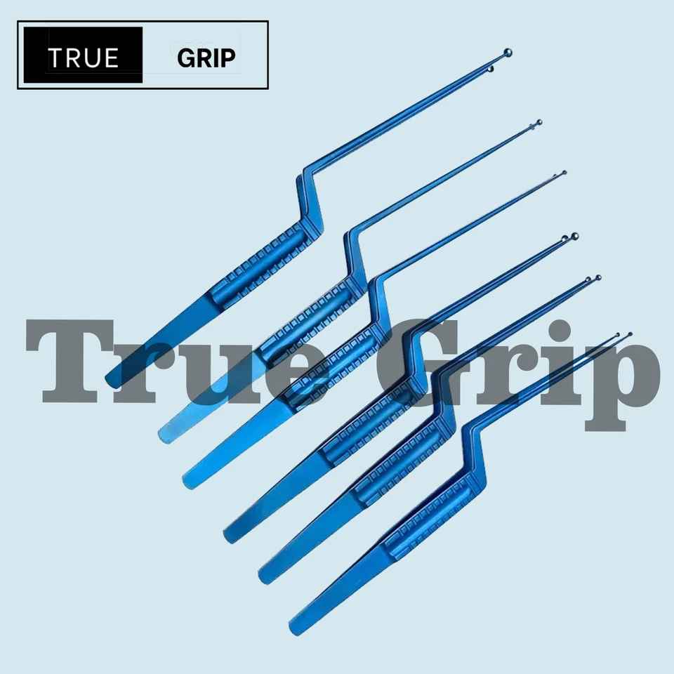 Pinzas de agarre de tumores de titanio pinzas de tumor instrumentos de cirugía de neurocirugía Foto 3 de 3