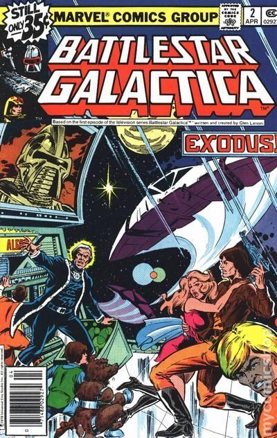 Battlestar Galactica #2 FN+ 6.5 1979 Marvel Stock Image