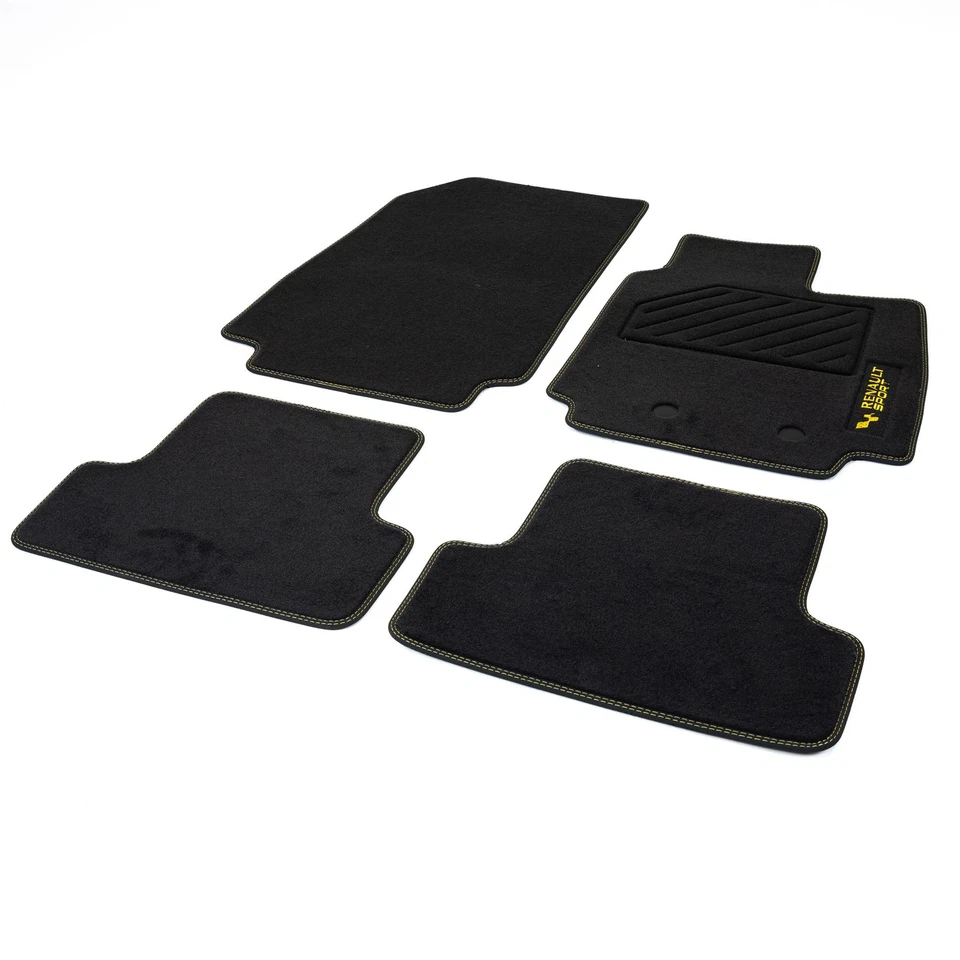 Genuine Renault Floor Mats Front Rear 4 Pieces Sport Textile Clio MK3 7711427925 - Image 2 of 4
