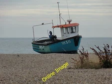 Photo 6x4 Aldeburgh - 2013 Aldeburgh, Suffolk, Crag Path, beached trawler c2013