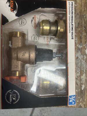 3/4 Inch EB45 Double Union Pressure Regulating Valve (PRV), Push to Connect B...