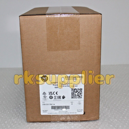 Allen Bradley 25B-D017N114 AB PowerFlex525 7,5 kW/10 PS Wechselstromantrieb Neu 25BD017N114 - Bild 2 von 2