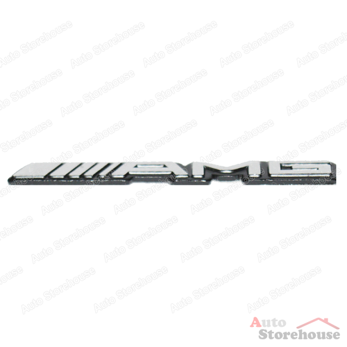 2x AMG Badge for Steering Wheel or Speaker - Small Metal Chrome Car Emblem - Picture 3 of 7