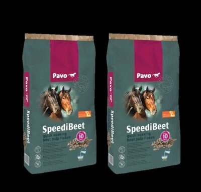 2 x Pavo SPEEDIBeet 15kg Zuckerrübenschnitzel Pferdefutter Rohfasern melassefrei