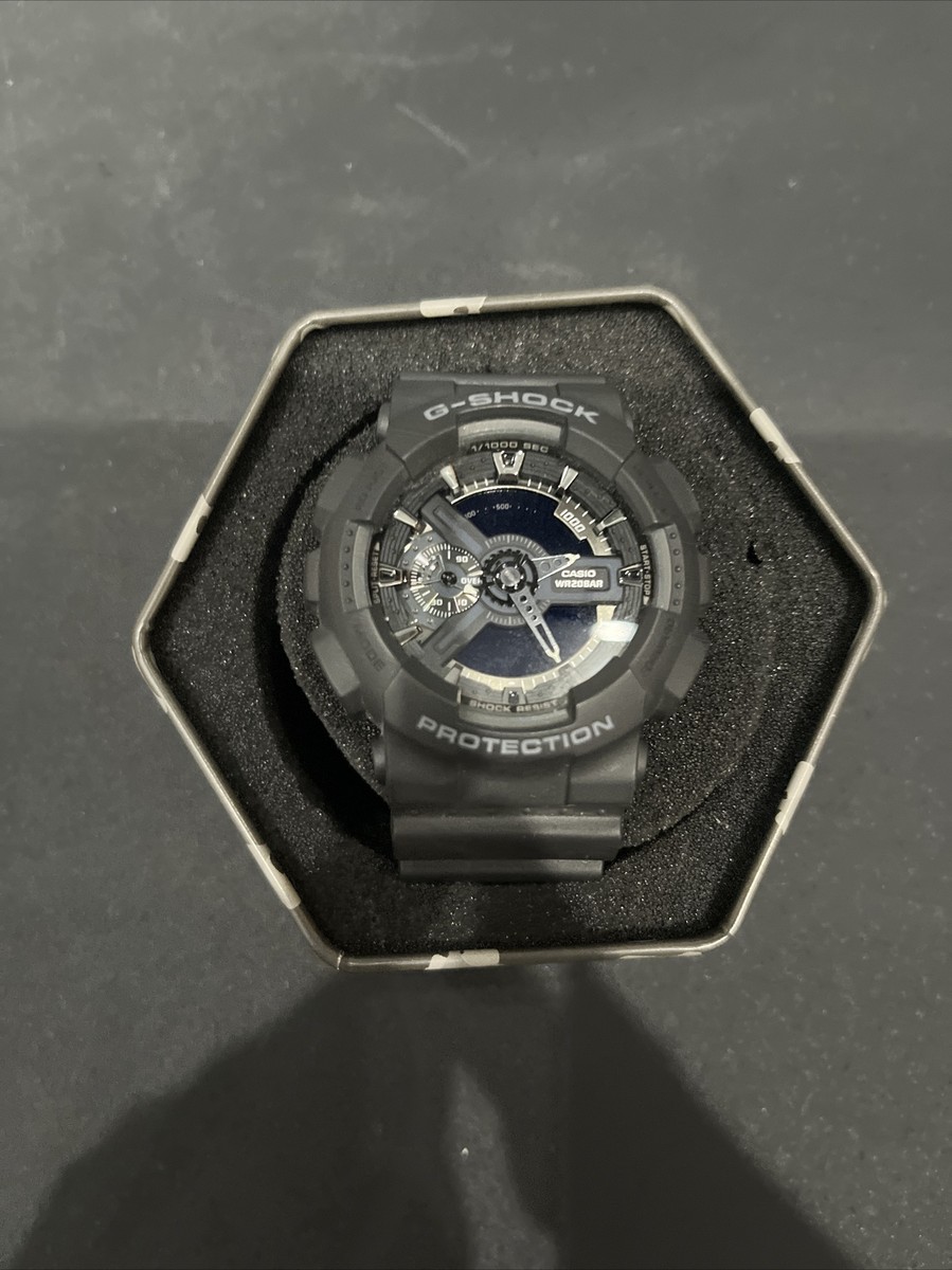 Casio G-SHOCK 55mm Black Resin Case with Black Resin Strap