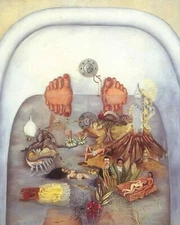 Print or Canvas - What the Water Gave Me, 1938 by Frida Kahlo