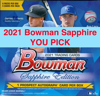 2021 Bowman SAPPHIRE Baseball Prospects BCP1-150 - You Pick! Bulk Discounts