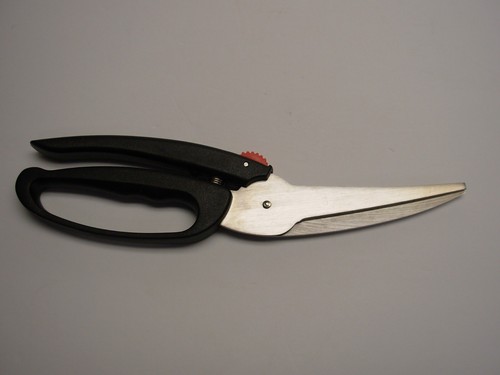 Paderno 10" Scissors Shears Made in Italy Curved Blade Kitchen Bone Poultry Lock - Picture 2 of 4