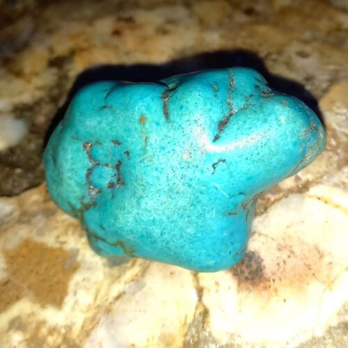 großer Türkis Nugget Edelsteine Nr.15 Tuerkise Rough 41 Gramm Konstruiert Zen - Bild 2 von 4
