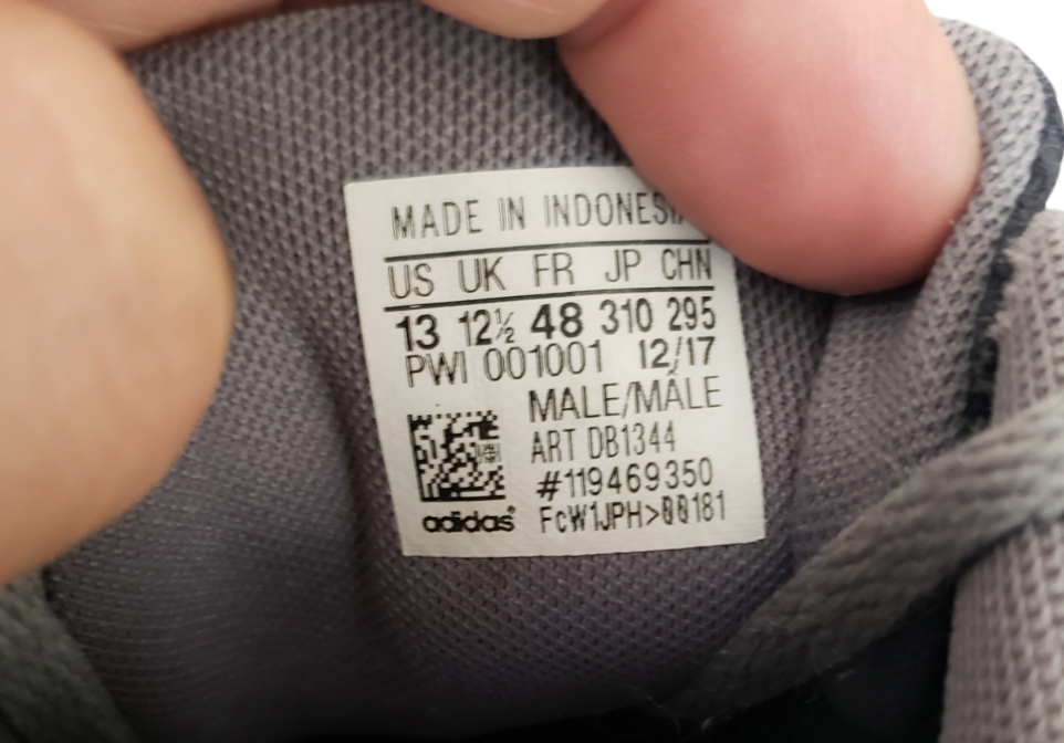 Adidas Questar Ride Cloadfoam DB1344 Gray w/White Stripes Size 13 Adidas Questar Ride Cloadfoam DB1344 Gray w/White Stripes  main image 3