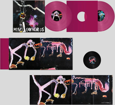 DJ Koze - Music Can Hear Us Magenta 2 Vinyl LP + Bonus 7'' Single SIGNED NEU