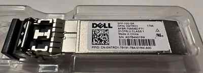 1 NEW Genuine Dell 407-BBOU SR/SW 331-5311 RK0CX SFP+ module w/60 days WRTY