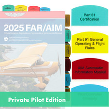Tabs for FAR/AIM for Private Pilot Licence, 5...