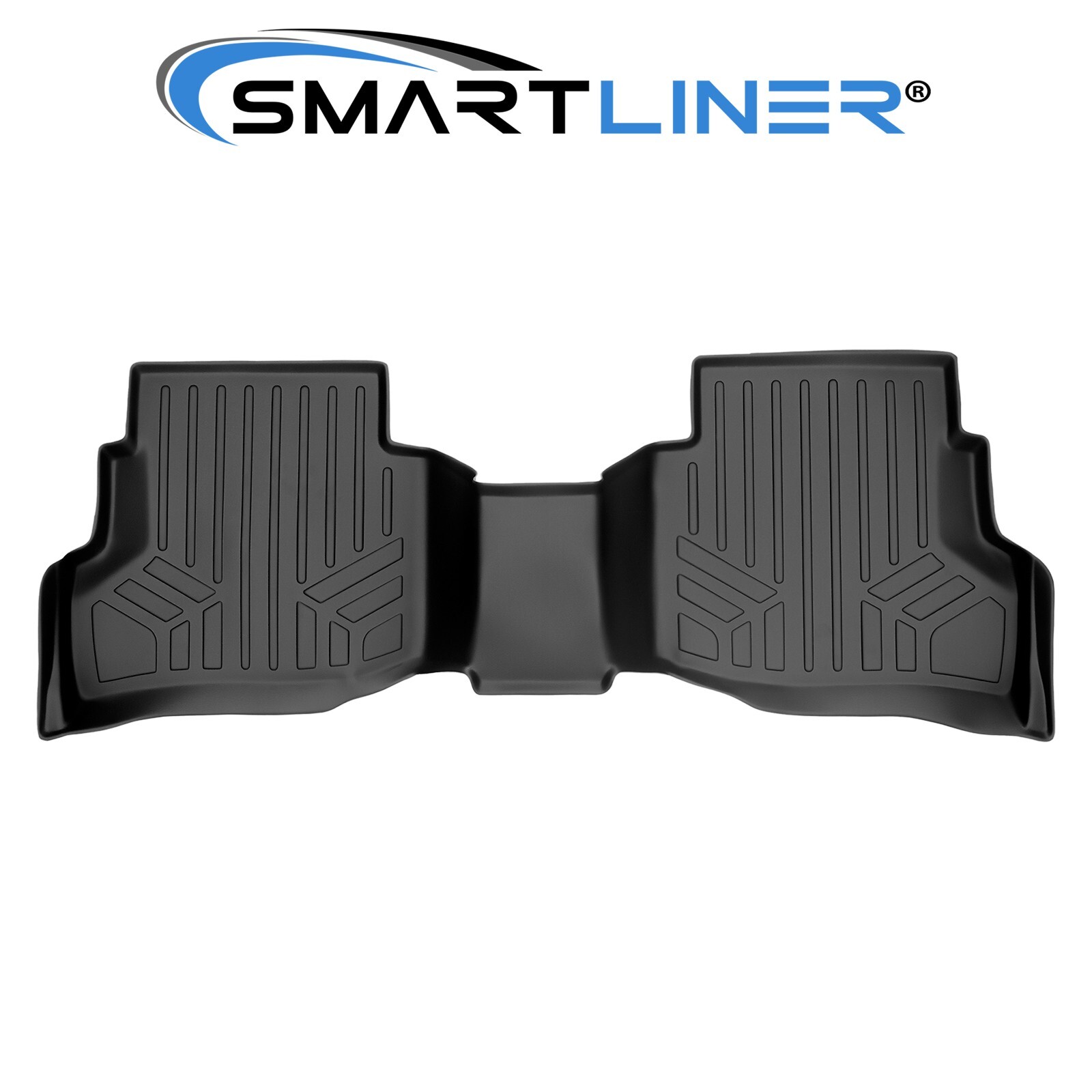 SMARTLINER Custom Fit 2nd Row Floor Mats Liner for 2016-2024 Mazda CX-9 Black