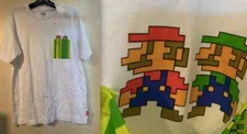 SUPER MARIO BROS. NINTENDO LIMITED EDITION UNIQLO POCKET TEE SHIRT LUIGI M NWT!
