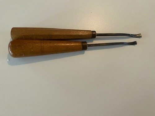 Lot Of Two Vintage Herring Brothers Gouge Chisels London England | eBay