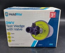 HoldRite TESTRITE 3" DWV Test Wedge with Valve TRW3V-H
