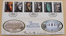 BRITISH MUSEUM 2003 BENHAM FDC LONDON WC1 HS SIGNED BY PROFESSOR BARRY CUNCLIFFE