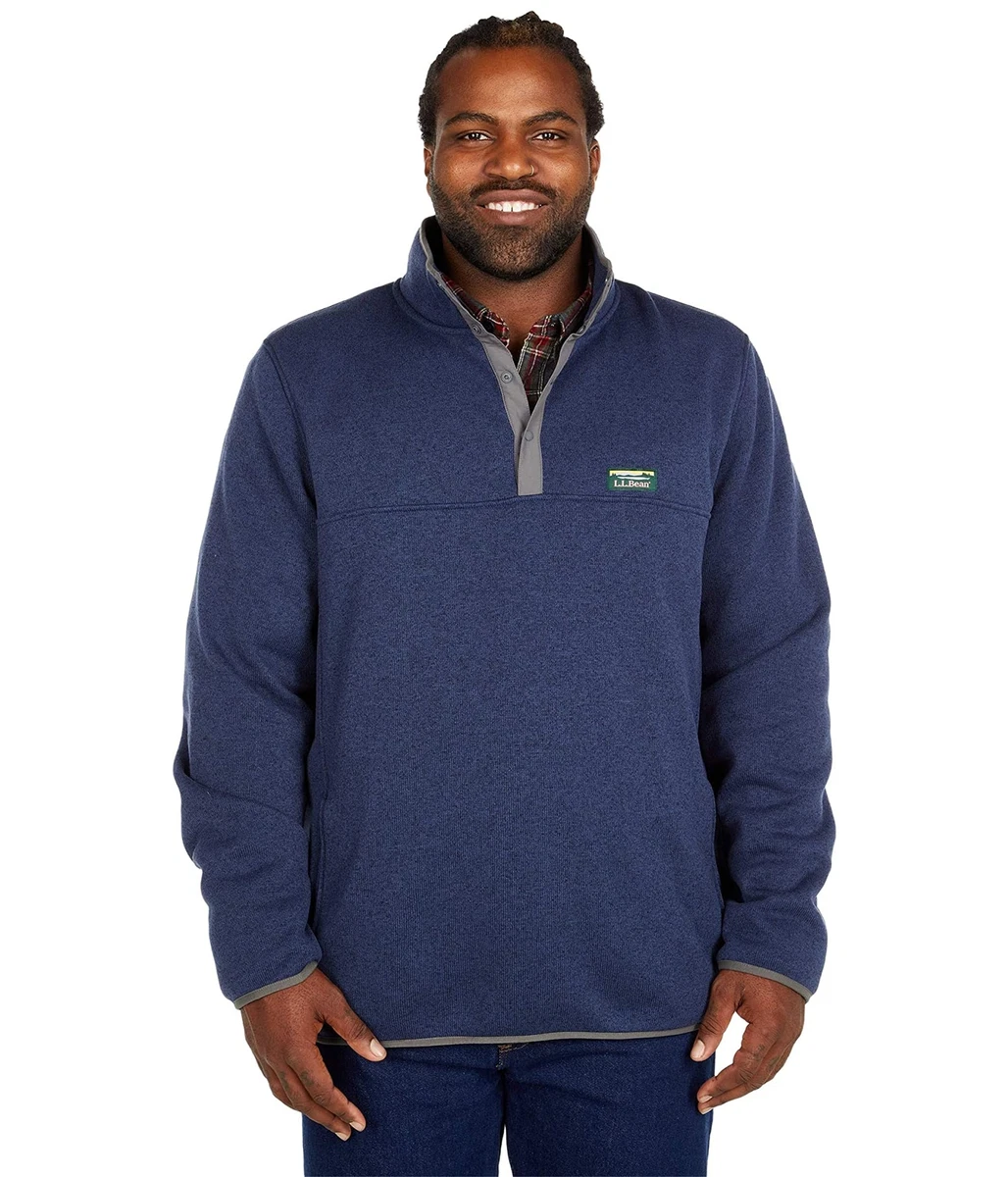 Ll bean snap clearance pullover