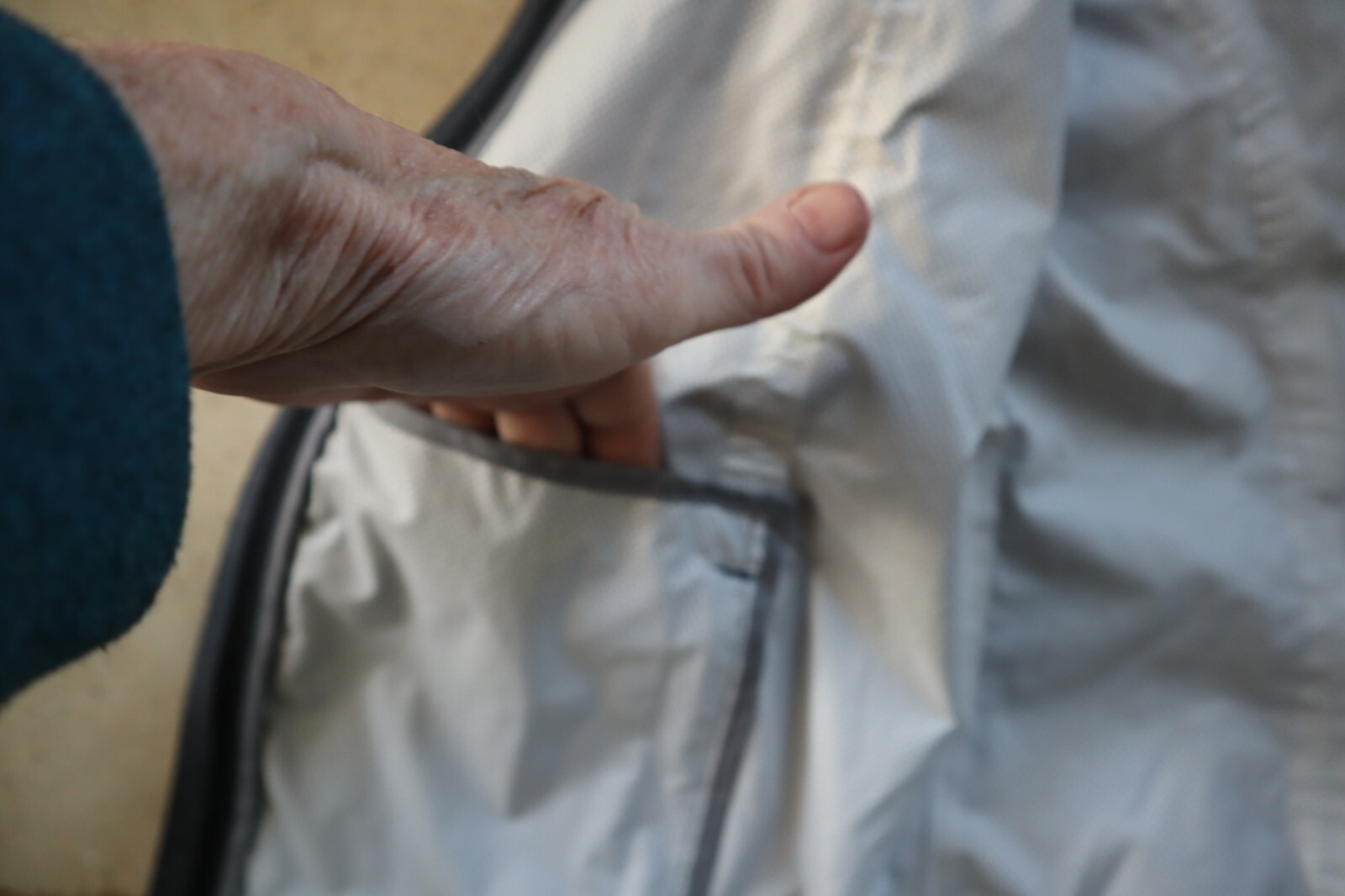 Gray PARADOX Lightweight Zip Front Windbreaker St… - image 8