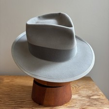 SPECTACULAR Vintage 1950s Stetson Whippet - Gray - 7 1/8