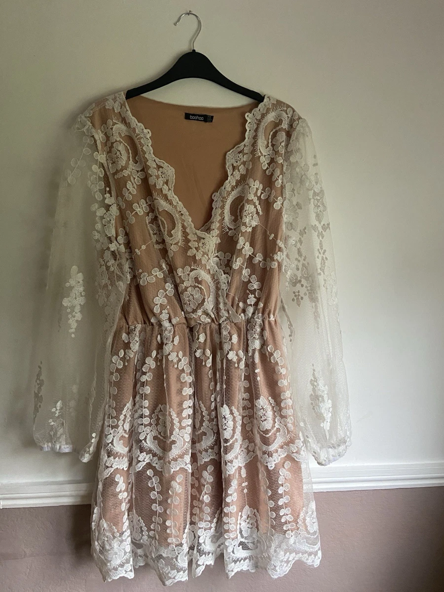 Boohoo Lace Floral Fit & Flare Dresses for Women for sale | eBay UK
