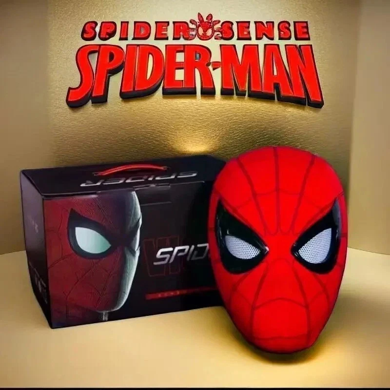 Spider-Man Full Mask Breathable Blinkable Eyes for Halloween Christmas Cosplay