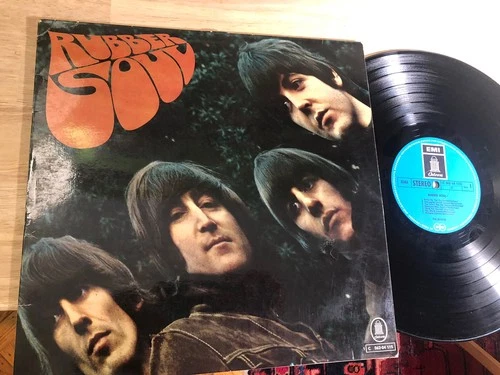 THE BEATLES RUBBER SOUL LP 1969 GERMAN PRESSING STEREO VG+ 1C 062-04 115