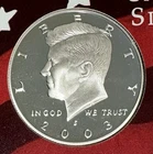 2003 ‘S’ Proof 90% Silver JFK Half Dollar *NO RESERVE!!!*
