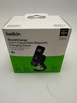 Belkin Boost Charge 2-in-1 Ladestation mit Qi2, 15W, MagSafe