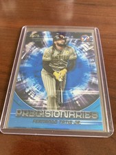 Fernando Tatis Jr 2025 Topps Pristine Precisionaries Blue Refractor /75