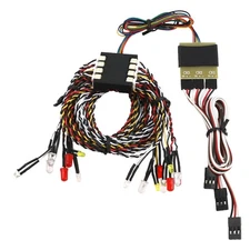 16PCS ShareGoo RC Car Led Light System Turn Signal Brake Headlight Taillight ...