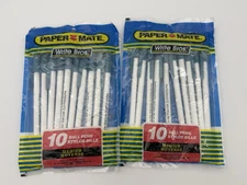 Vtg Paper Mate Write Bros 10 Pk Blue Ink Ball Pens Medium Ballpoint 1992 2 Packs