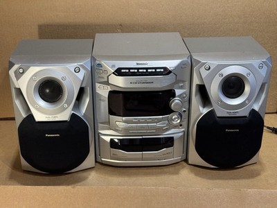 Panasonic SA-AK18 Classic MASH Y2K Shelf Stereo System 5-Disc Dual
