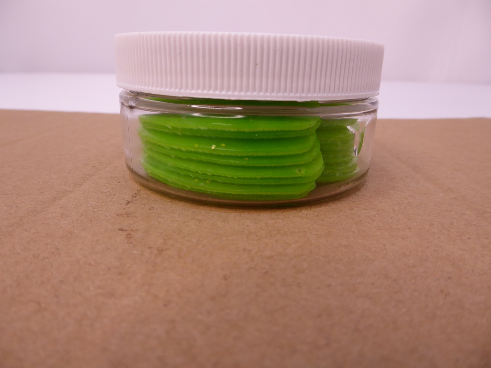 New Capt. Bruce's Otter Tails Green Chartreuse Curly Long Fishing 8 Baits 6 1/2"